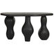 Ines 63 X 30 inch Black Outdoor Console Table